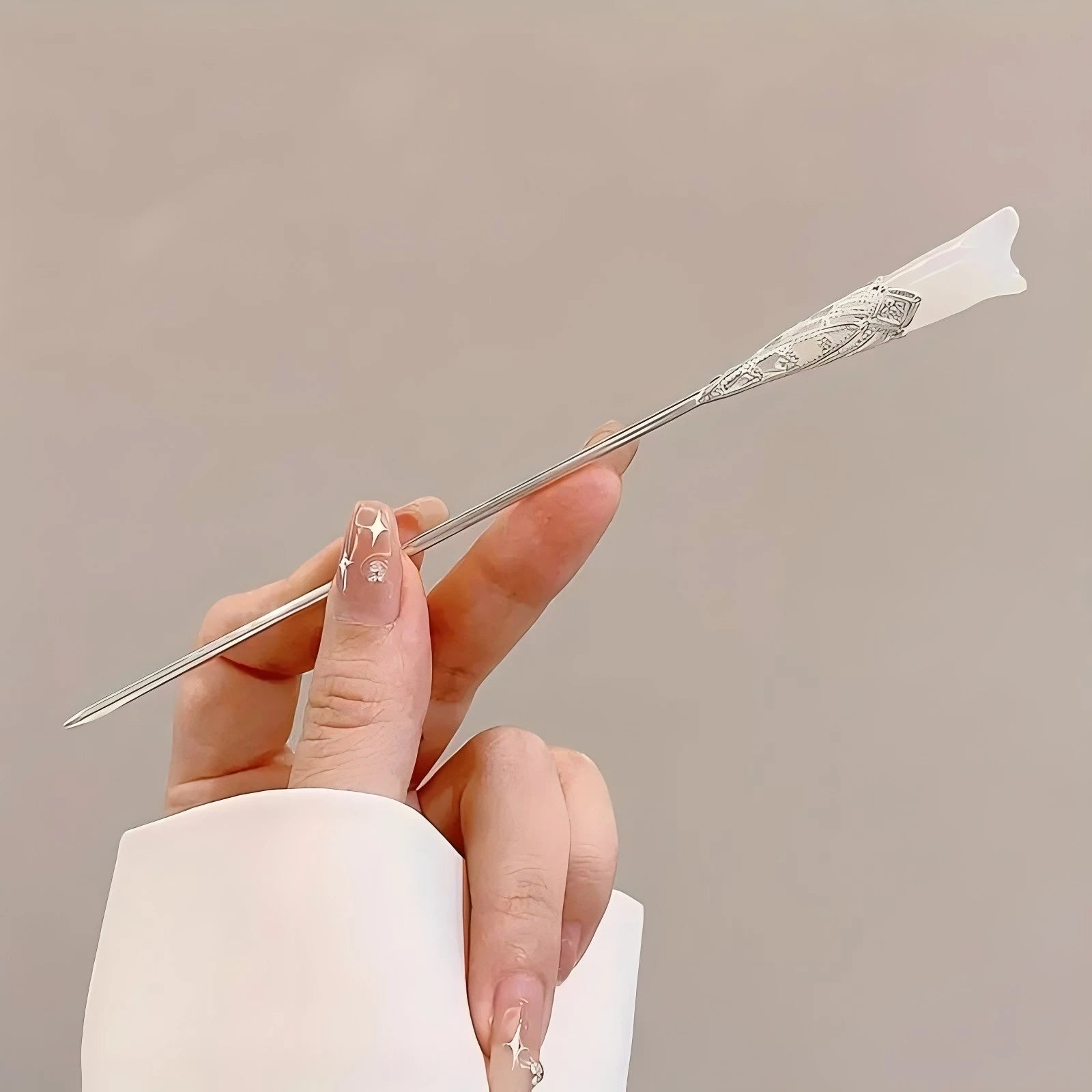 1/6pcs Elegant Chinese Style Tassel Hair Stick Traditional Floral Design Hairstyle Accessory Women Jewelry Hairpin Hairneedle