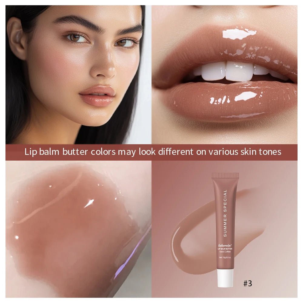 Lip Balm Set Lip Gross 4 Pack 1Kit Deep Moisturizing Lip Glaze Smoothing Color Lips Oil Long Lasting Nourishing Lips Care