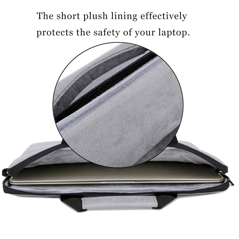 Velvet Shock Absorbing Laptop Bag For Women Travel Comfort