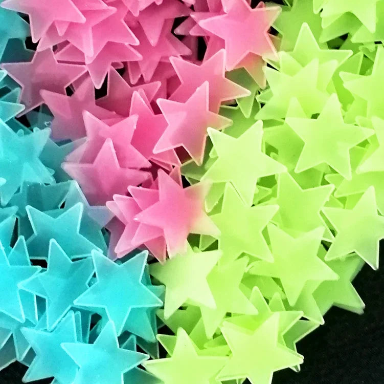 Glow in The Dark Stars Wall Stickers for Kids - Smarsty
