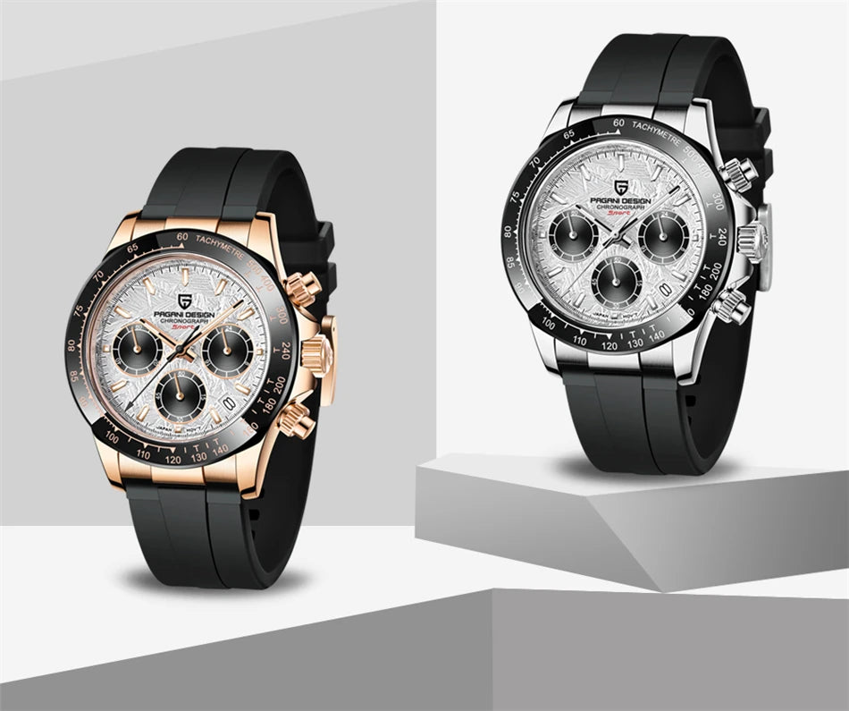 PAGANI DESIGN Men's Waterproof Chronograph Quartz Watch - Smarsty
