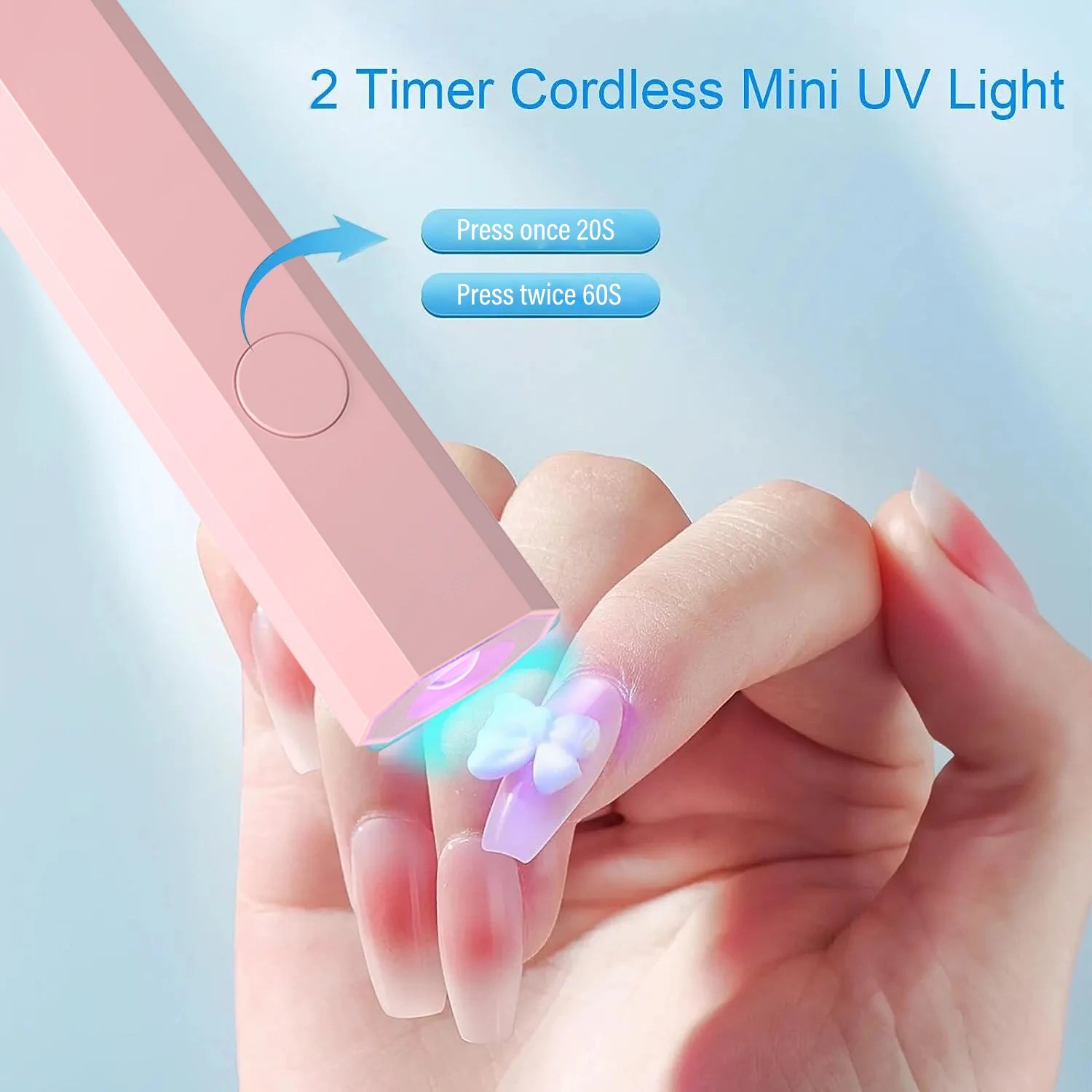 Portable UV LED Nail Dryer Lamp for Quick Curing - Smarsty
