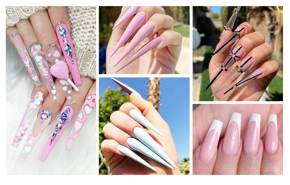 Milky White Hard Gel For Nail Extension 30ML - Smarsty