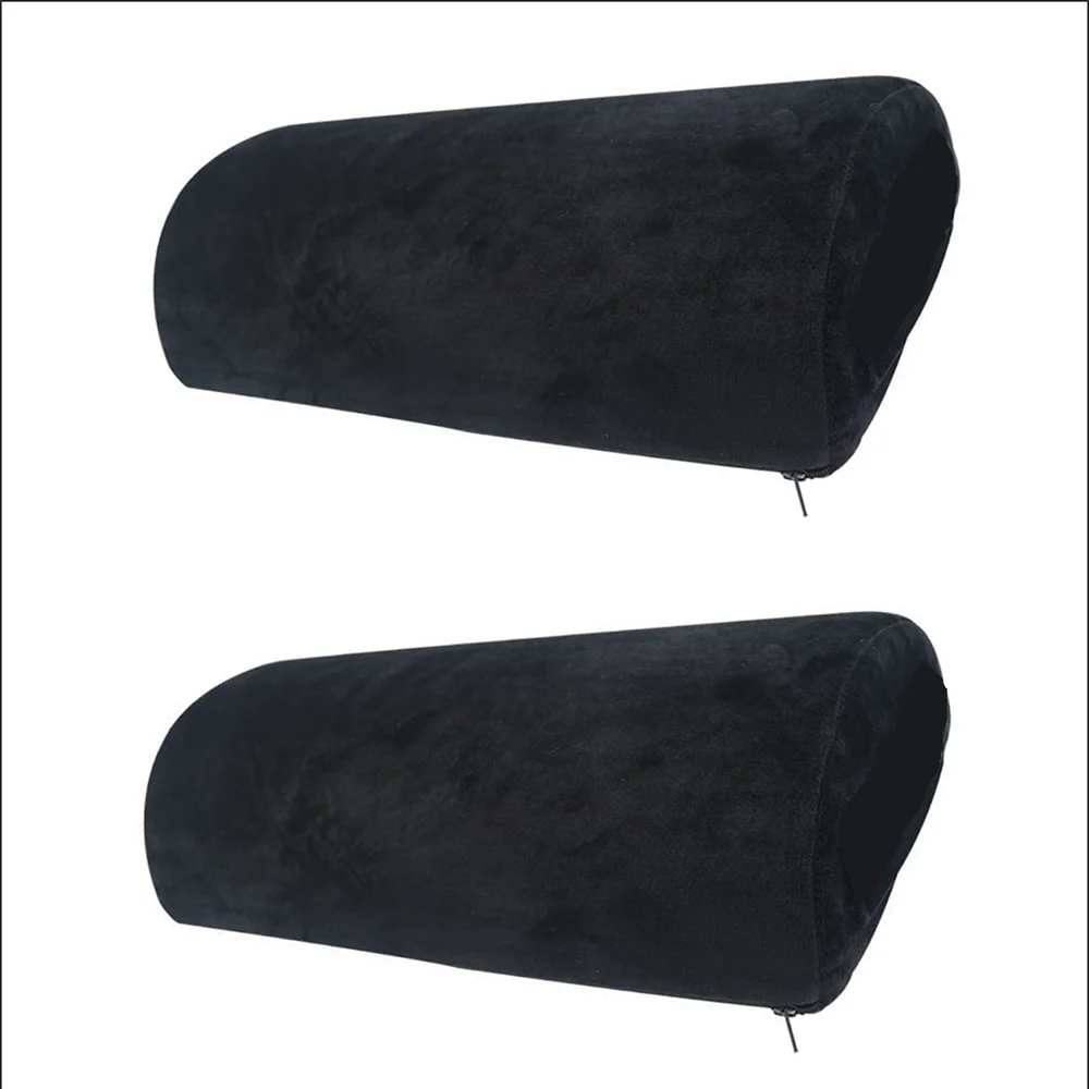 Half Moon Memory Foam Bolster Pillow for Comfort Support - Smarsty
