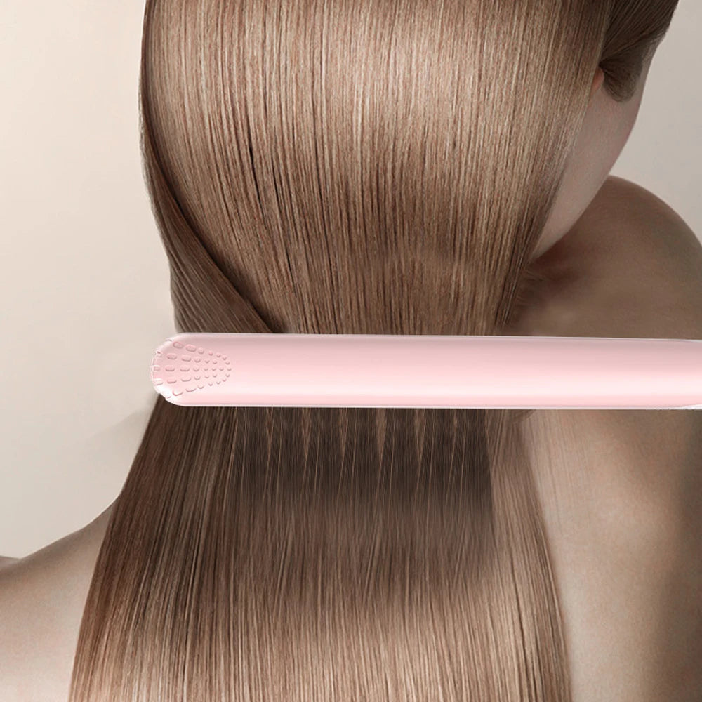 Pink Ceramic Flat Iron for Smooth Hair Finish - Smarsty