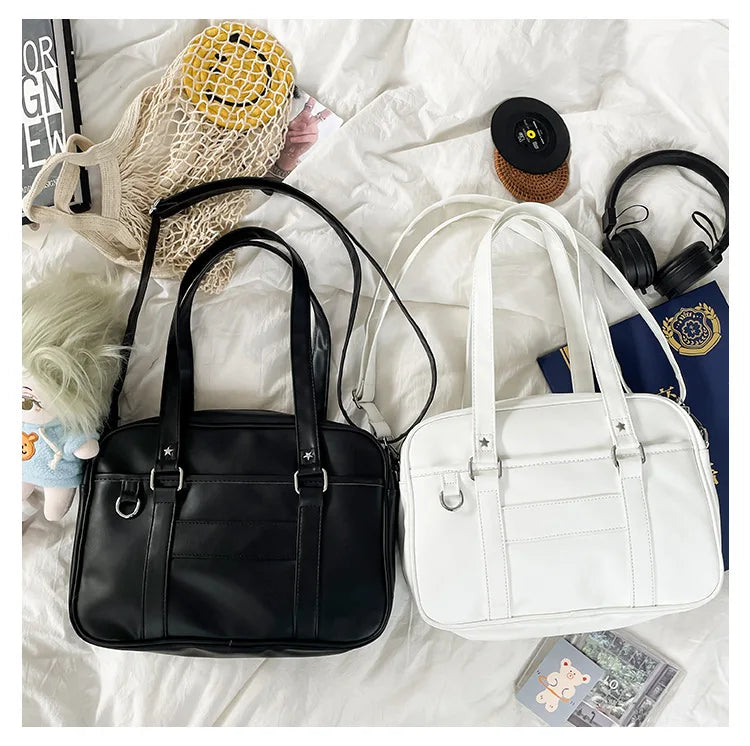 Japanese Style JK Bag Women PU Leather Crossbody Bag - Smarsty