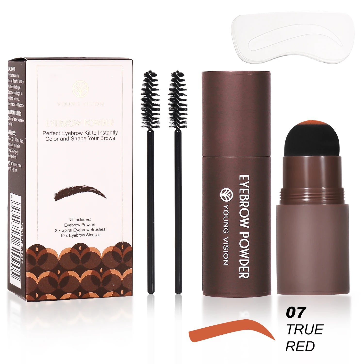 Eyebrow Stamp Stencil Kit for Long-Lasting Waterproof Makeup - Smarsty