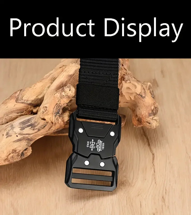 Tactical Waist Belt with Durable Automatic Buckle - Smarsty