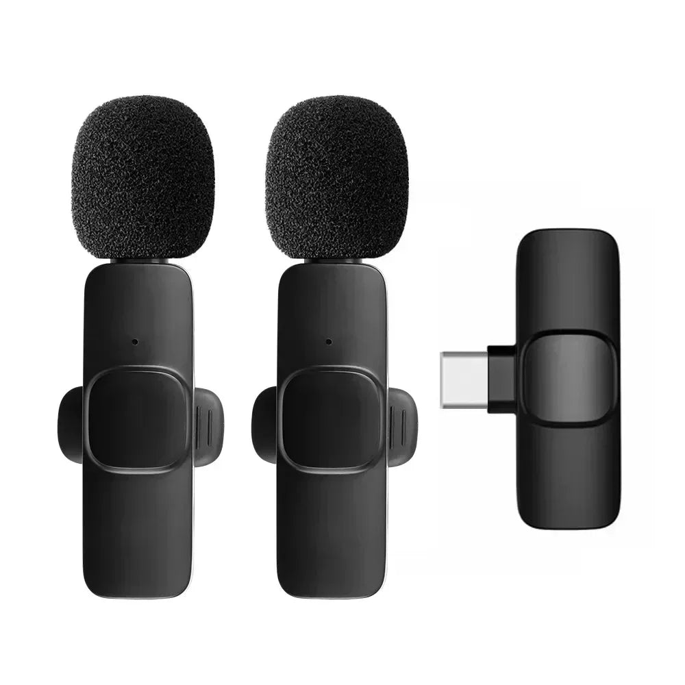 Portable Wireless Lavalier Microphone for Clear Live Streaming - Smarsty