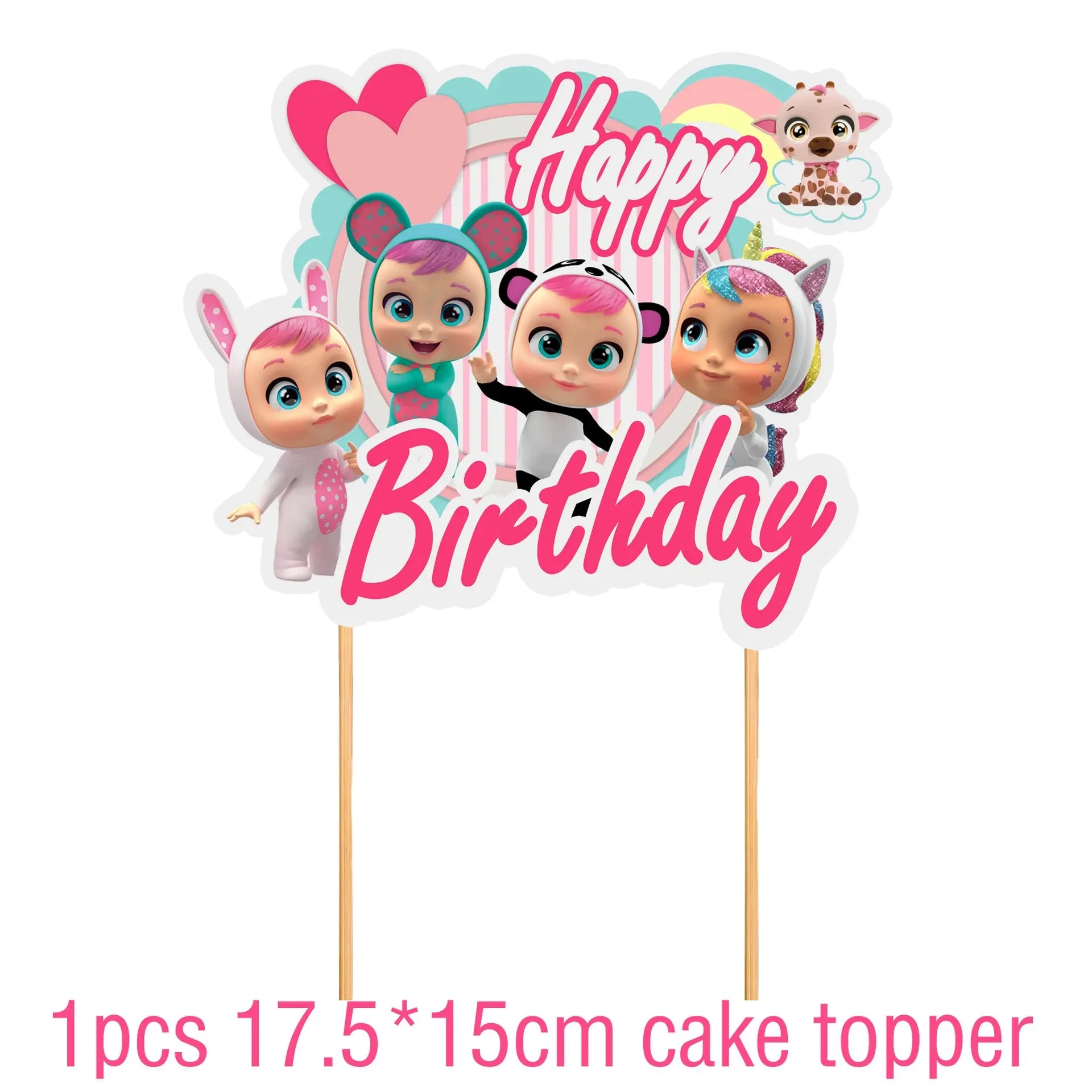 Cry Babies Birthday Party Decorations Tableware Set - Smarsty