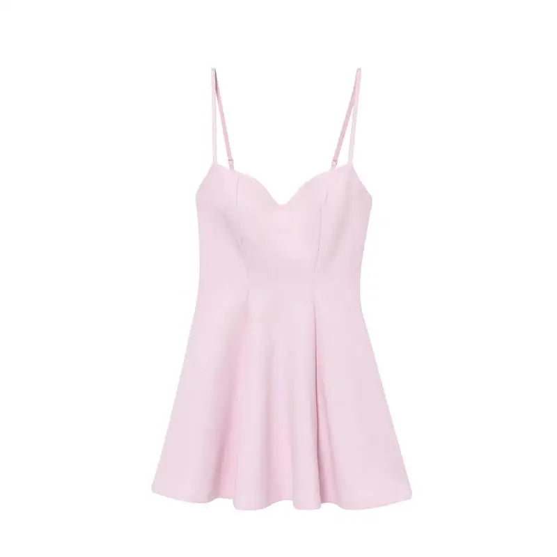 Dresses Summer Women's 2025 New Chic Slim Tube Top Elegant Mini Camisole Women's Dress Street Fashion Youth Holiday Dress - Smarsty