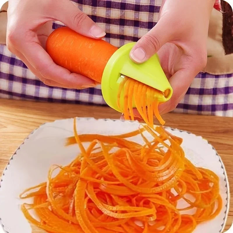 Spiralizer Vegetable Slicer,Handheld Spiralizer Vegetable Fruit Zucchini Noodle Maker Grater Slicer Cutters, Kitchen Gadget by Smarsty