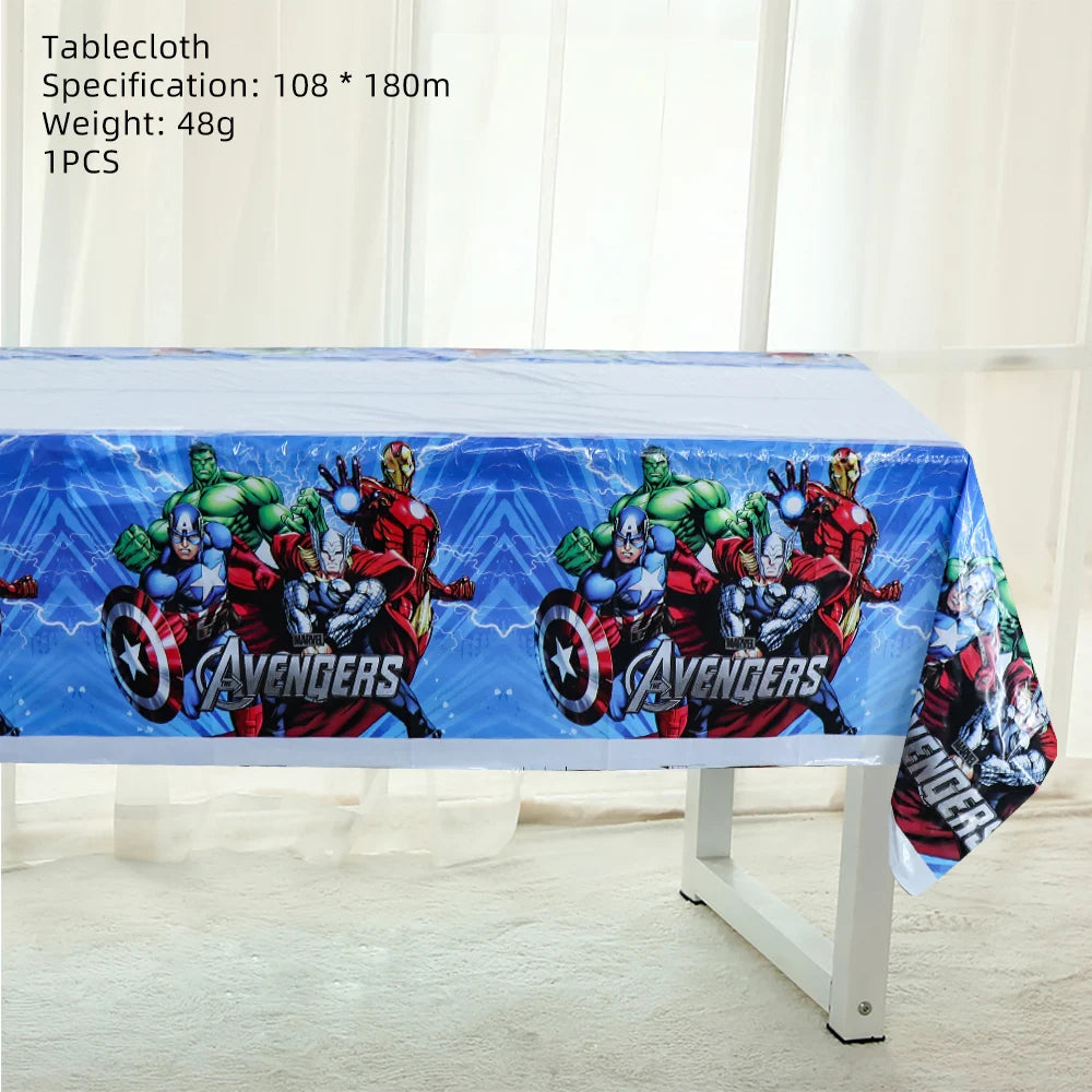Spiderman Birthday Tablecloth for Kids Party Supplies - Smarsty