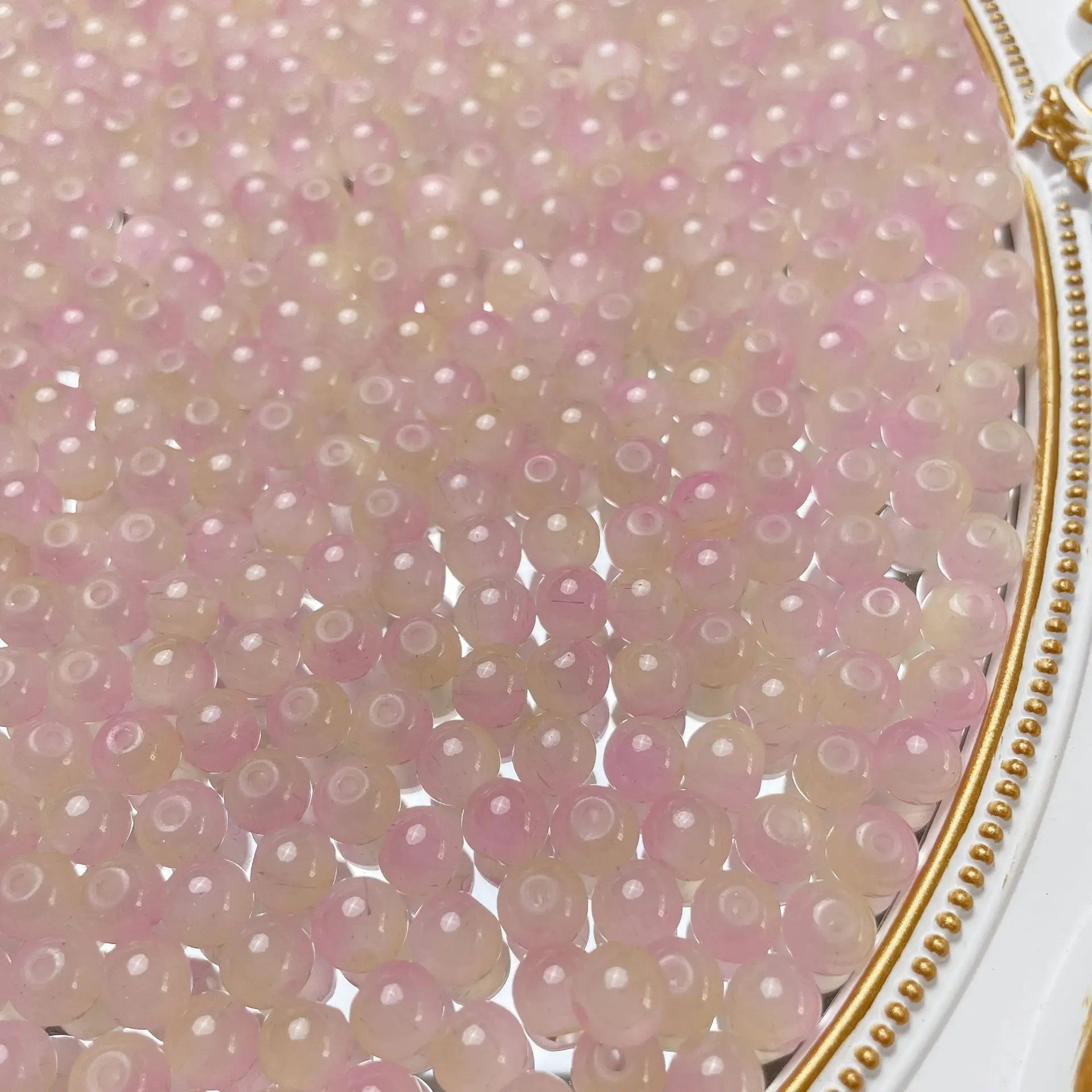 8mm Multicolor Glass Beads for Handmade Jewelry - Smarsty