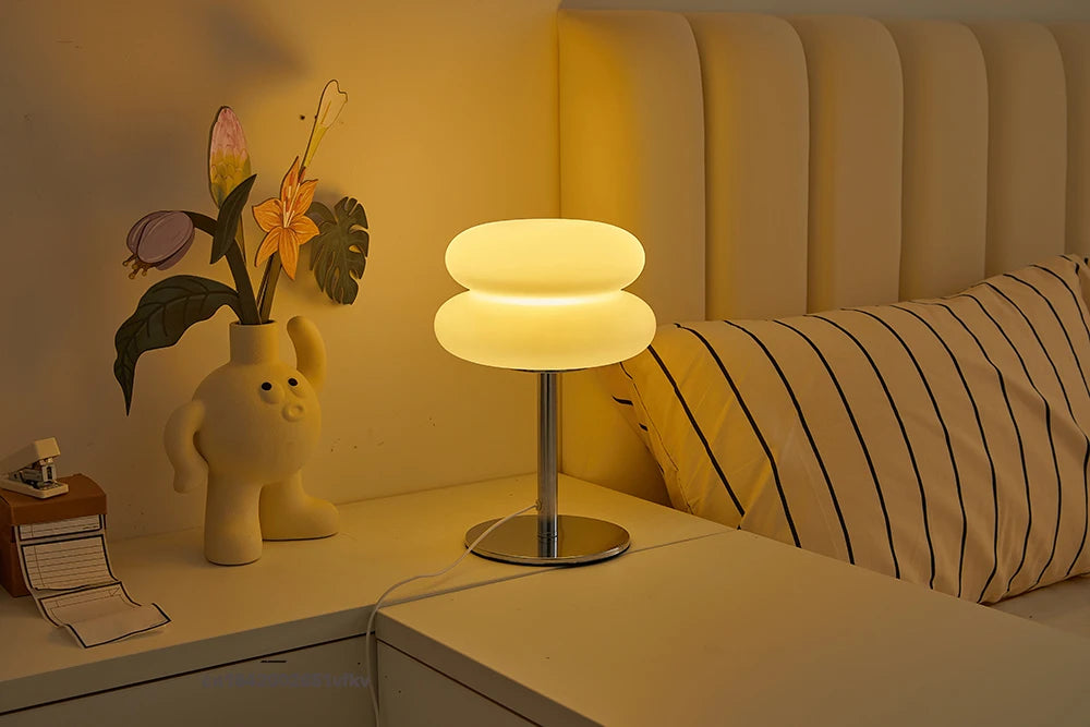 Creamy Tri Color Dimming Table Lamp with USB Plug - Smarsty