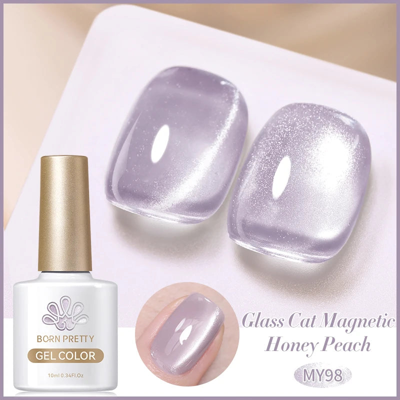 Born Pretty Rainbow Purple Magnetic Gel Nail Polish 10ml - Smarsty