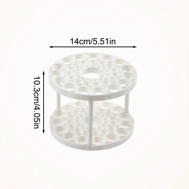 Makeup Brush Storage Rack with Compartment Design - Smarsty