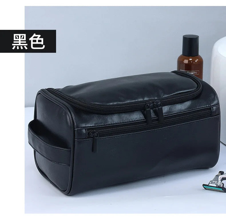 Men Luxury Toiletry Bag Travel Organizer With Hanging Hook - Smarsty