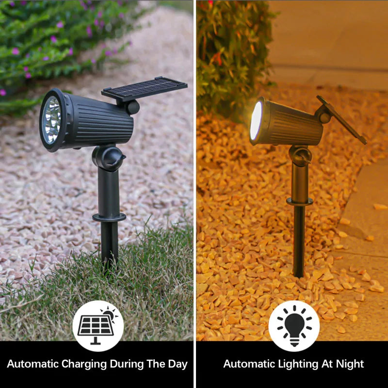 Adjustable Solar Spot Lights for Outdoor Garden Lighting - Smarsty