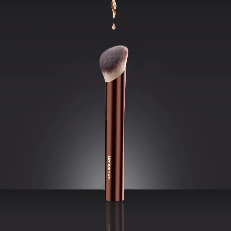Hourglass Ambient Soft Glow Foundation Brush with Wool Fiber - Smarsty