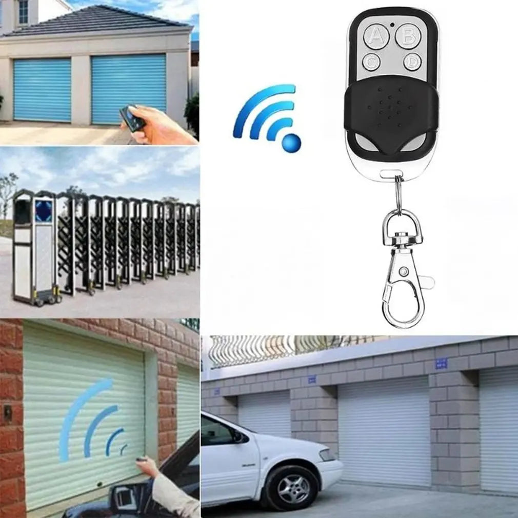 Metal Push Button Garage Door Remote Control Transmitter - Smarsty