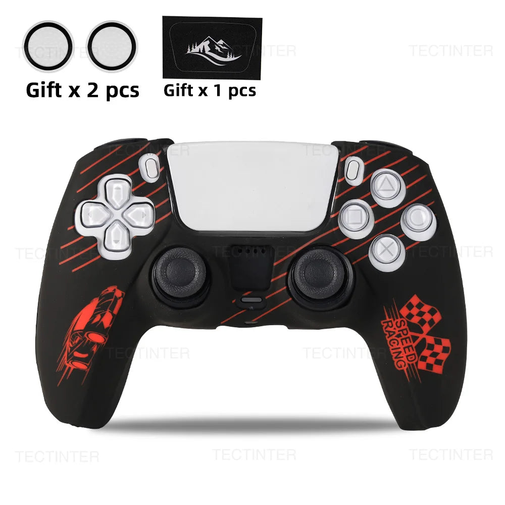 Silicone Protective Cover for PS5 Controller Anti-Slip Grip - Smarsty