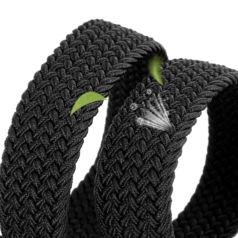 Elastic Stretch Canvas Belt for Men and Women Comfortable Fit - Smarsty