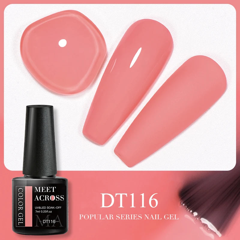 Pink Dried Flower Gel Nail Polish for Fairy Nail Art - Smarsty
