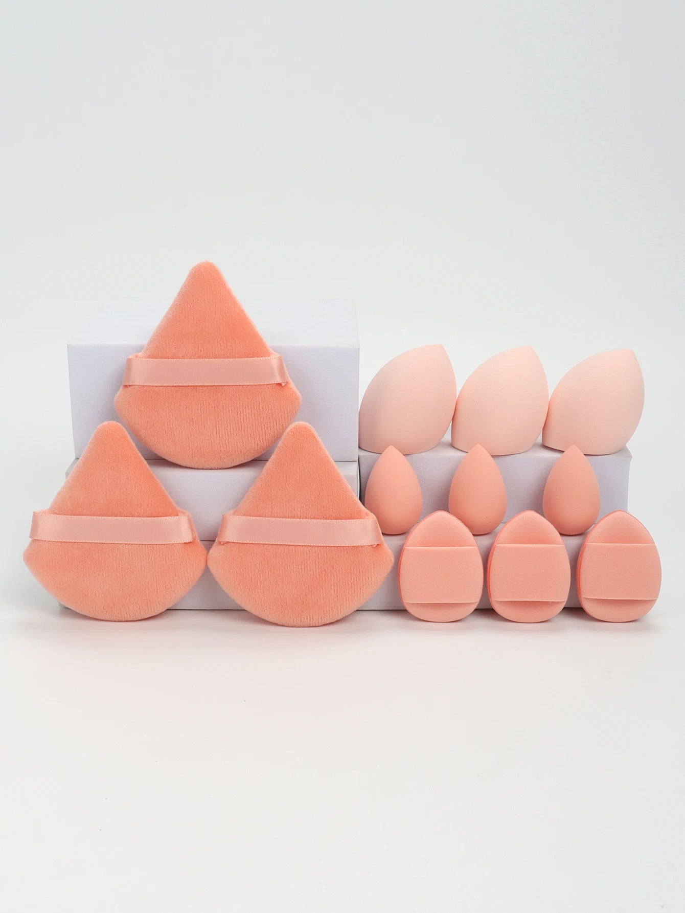 12-Piece All-Purpose Makeup Sponge Set for Flawless Application - Smarsty