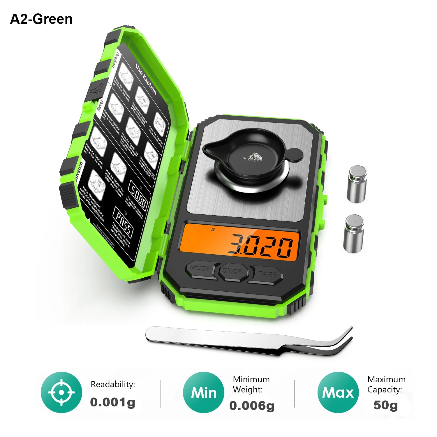 Mini Digital Pocket Scale for Jewelry Precision 0.001g Accuracy - Smarsty