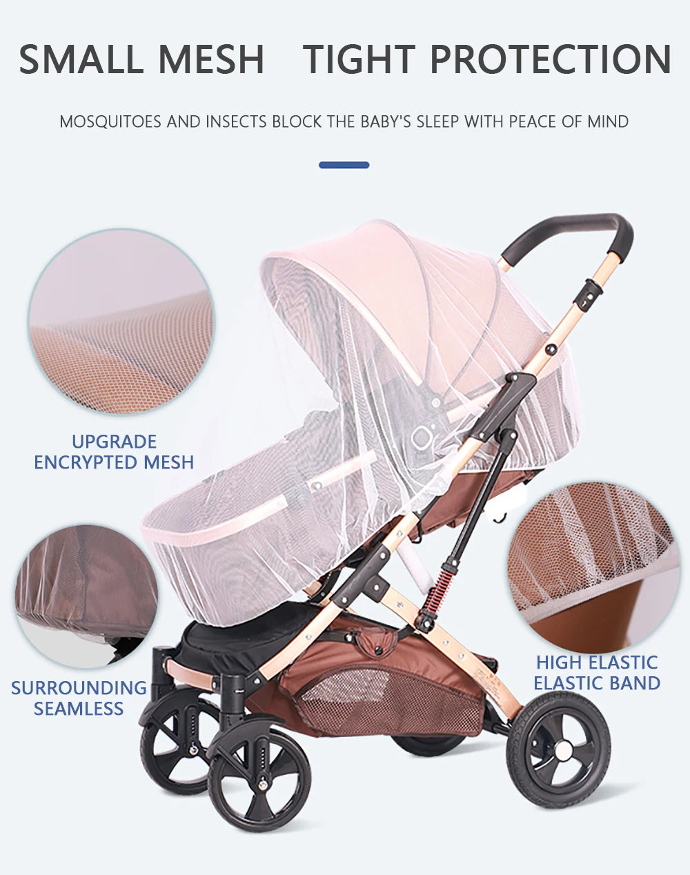 Portable Mosquito Net for Baby Stroller Protection - Smarsty