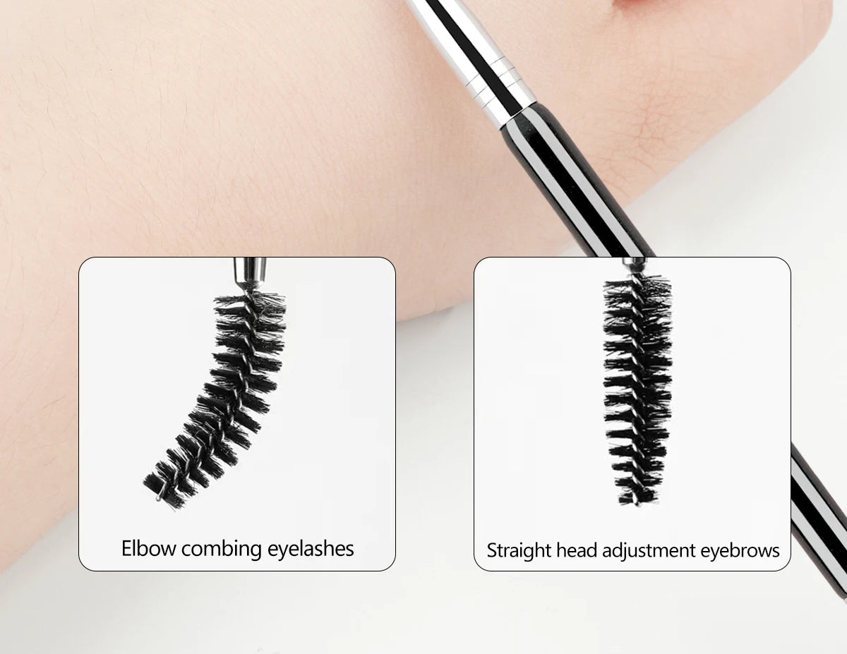 Dual Ended Eyebrow Brush With Spoolie For Perfect Brows - Smarsty