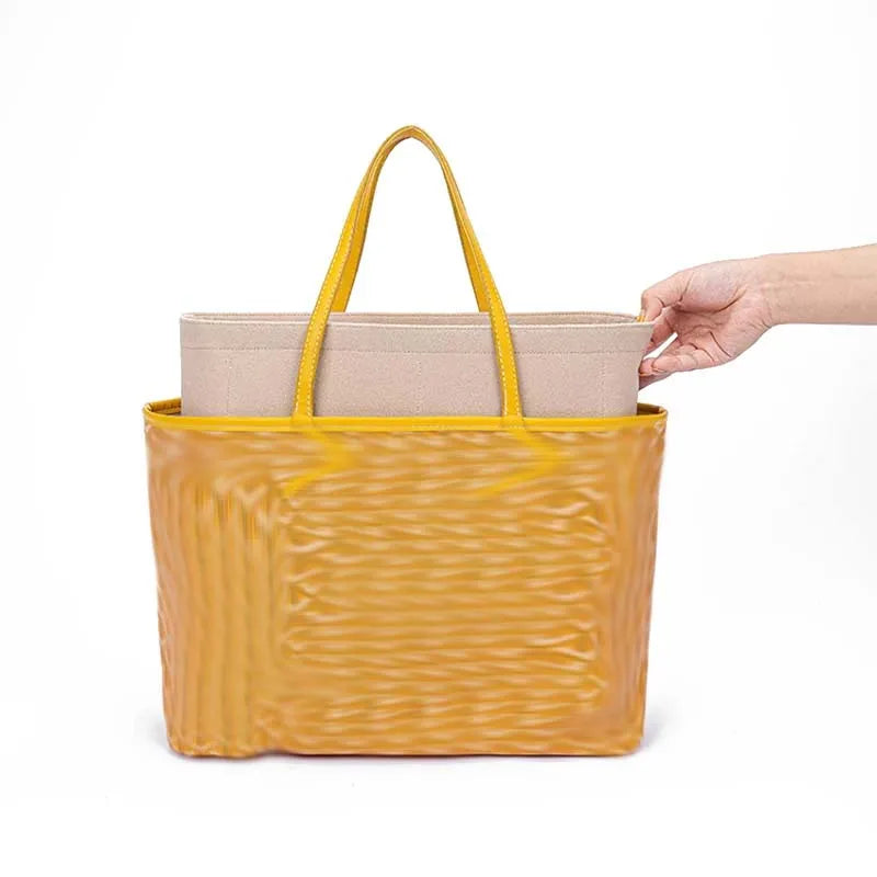 Felt Insert Cosmetic Organizer For Goyard Tote Bags - Smarsty