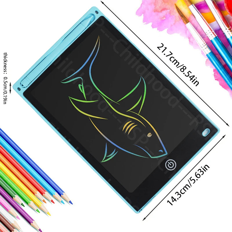 8.5" Drawing Board LCD Writing Tablet For Kids Boy Girl Montessori Educational Toys Student Magic Blackboard Birthday Xmas Gift - Smarsty