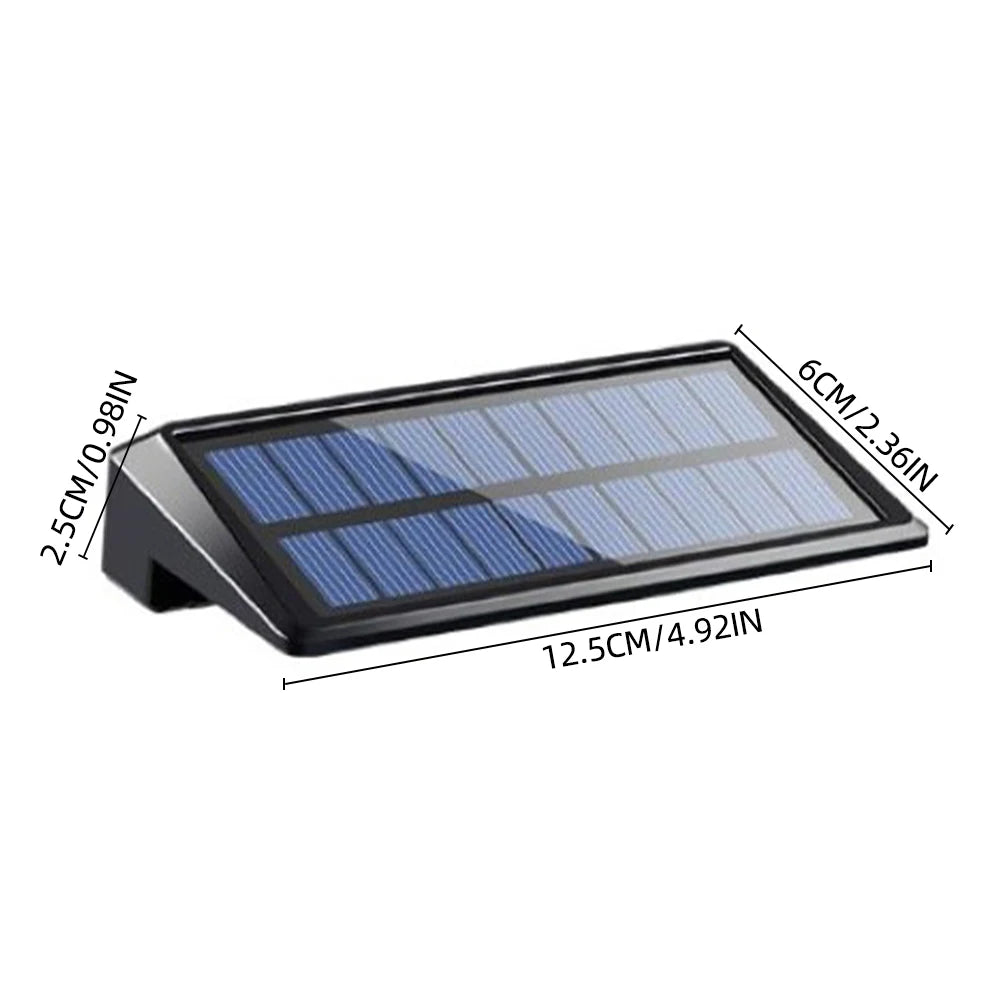 2 Pack Solar Wall Lights Waterproof LED Outdoor Lighting - Smarsty