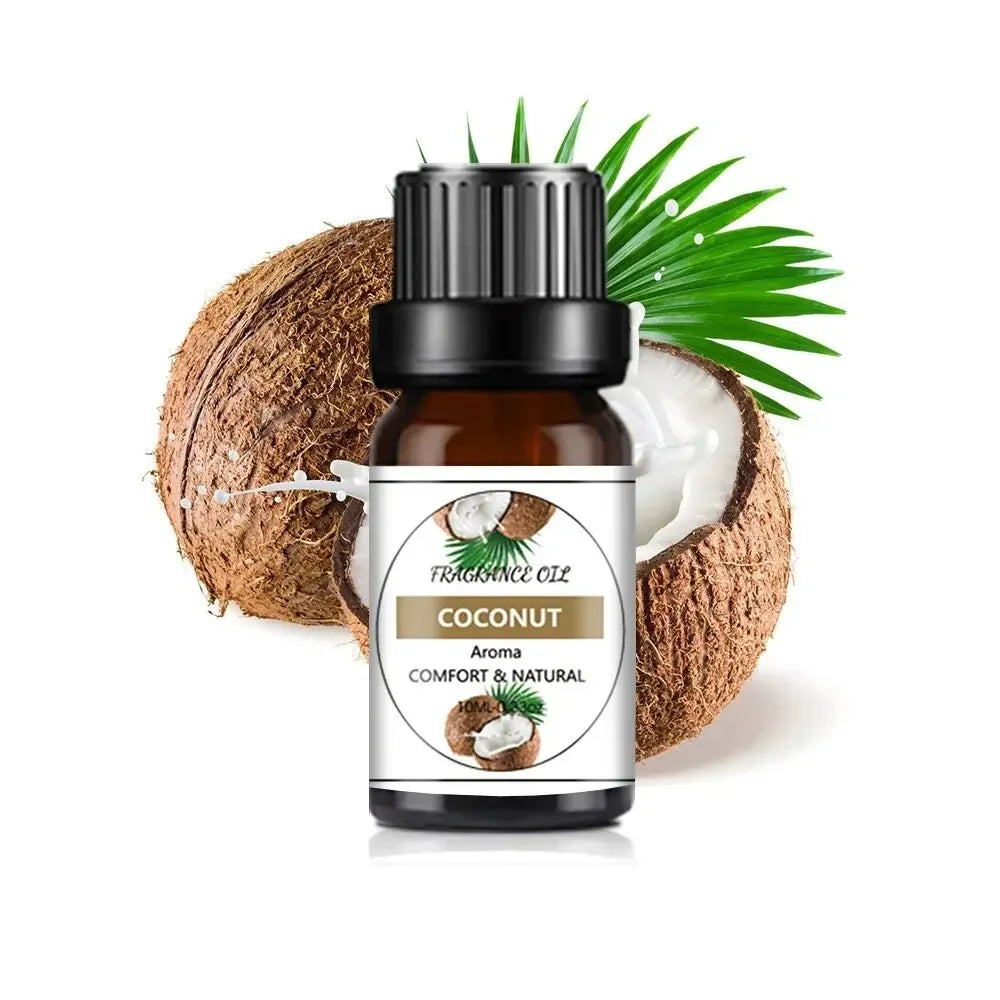 10Ml Essential Oil Fruit Flavor Natural Plant Making Diffuser Essential Oil Mango Pineapple Flavoring Oil for DIY Soap Candles - Smarsty