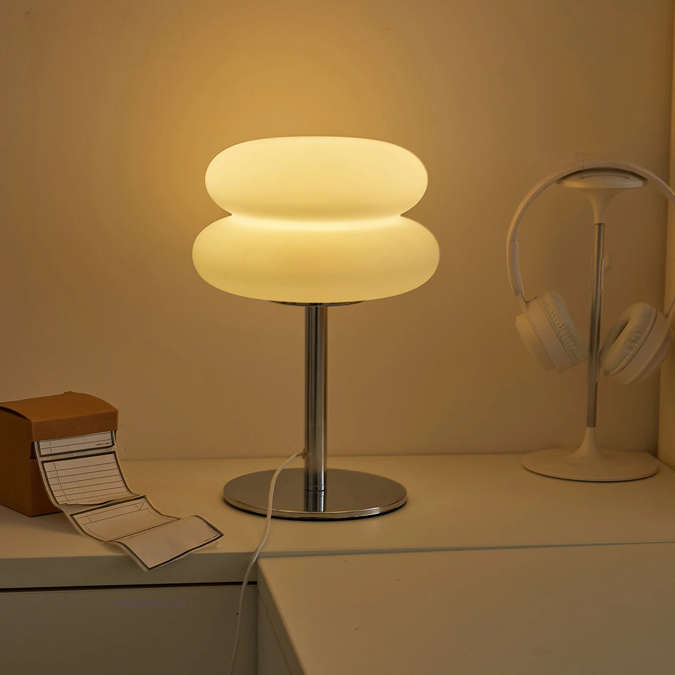Creamy Tri Color Dimming Table Lamp with USB Plug - Smarsty