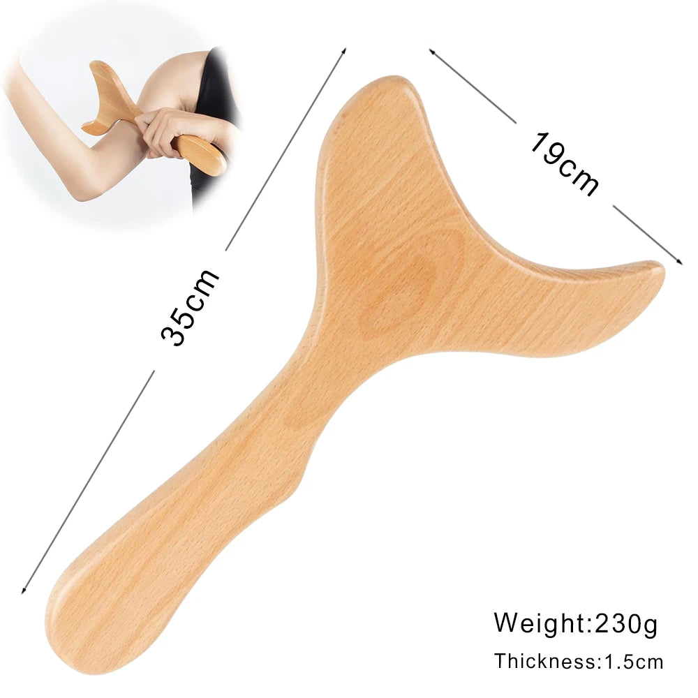 Wooden Lymphatic Drainage Massage Tools for Body Shaping - Smarsty