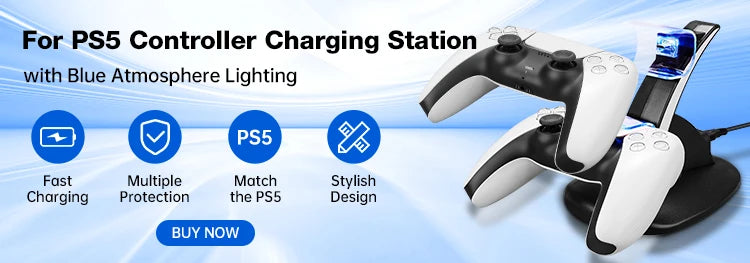 Silicone Protective Cover for PS5 Controller with Anti-Slip Grip - Smarsty