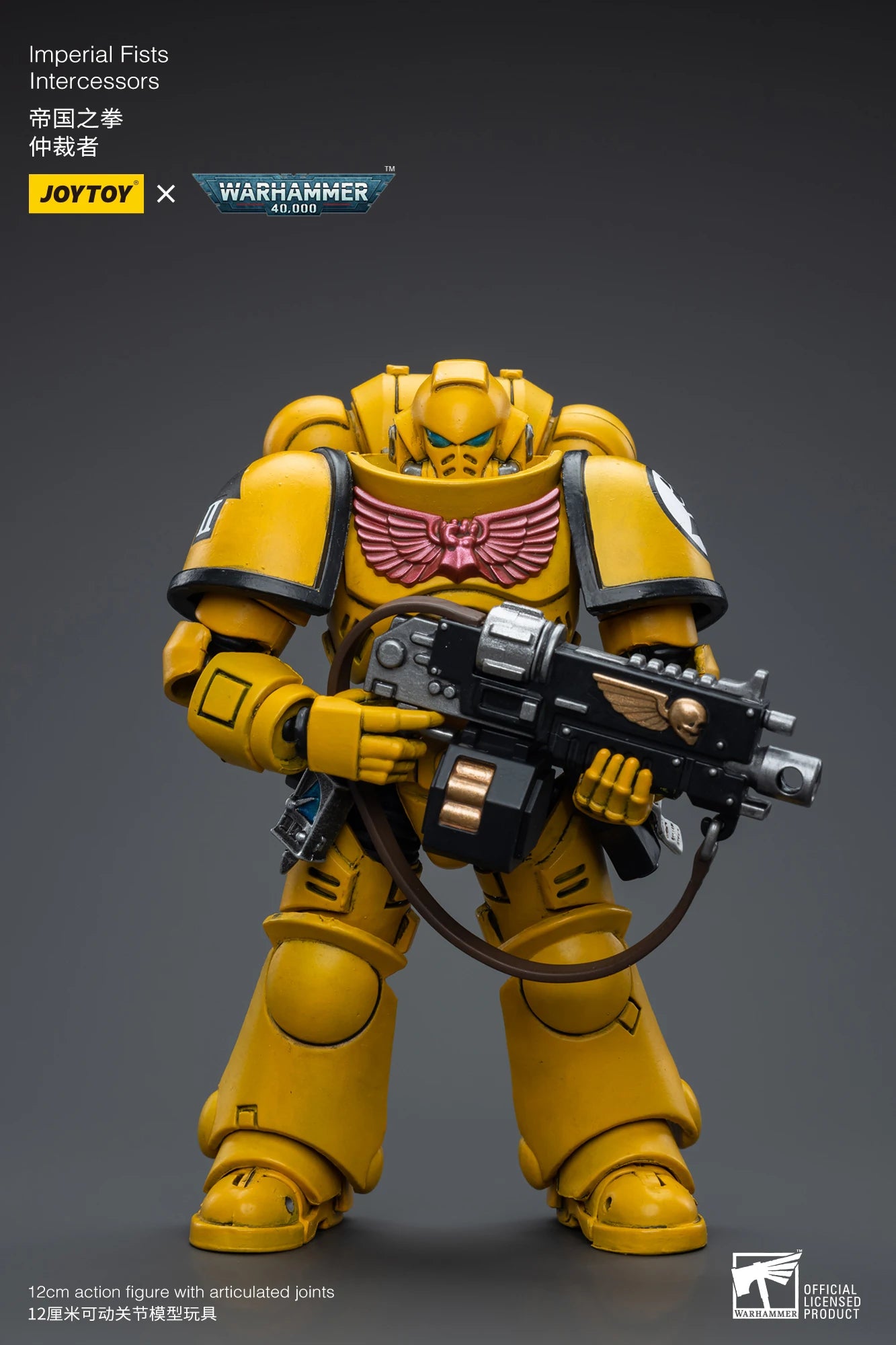 JOYTOY Warhammer 40k 1/18 Action Figures Anime 13.6cm Imperial Fists Legion Cataphractii Terminator Squad Collection Model Toys