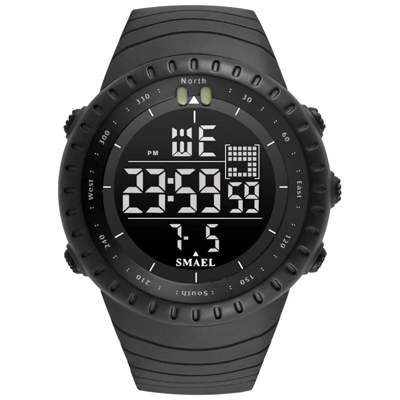 SMAEL Waterproof Digital Sports Watch with Big Dial - Smarsty