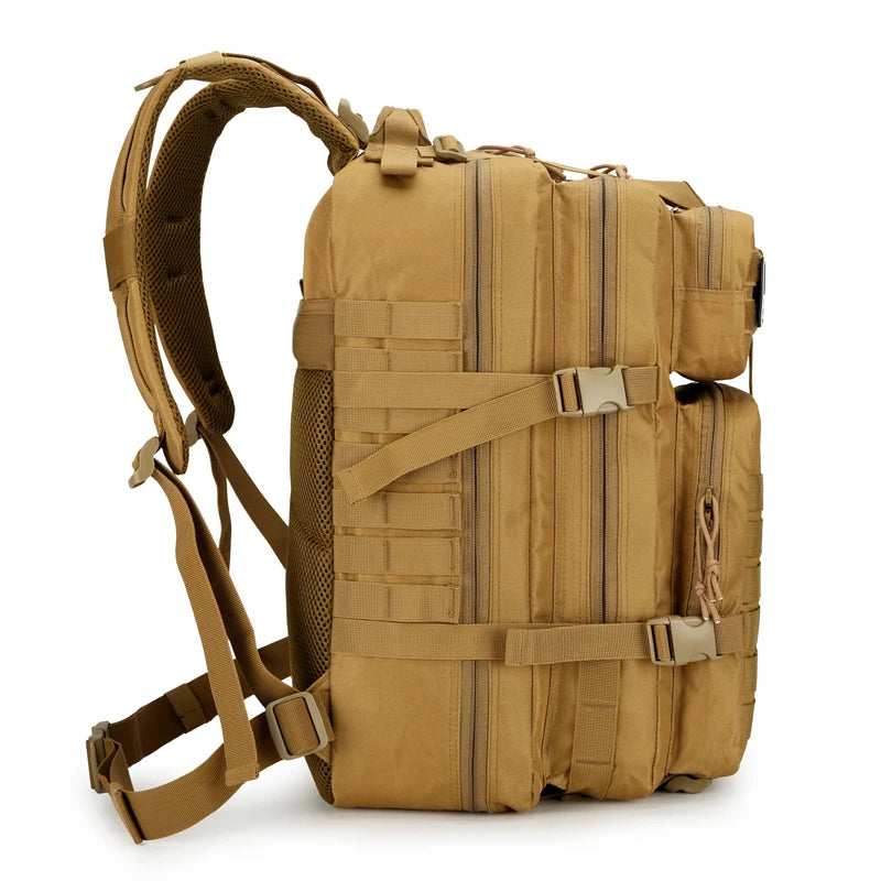 Hiking Backpack-Adjustable Shoulder Straps, Zipper Closure, Travel and Sports Backpack for Camping,Hiking,Cycling,Outdoor Sports - Smarsty