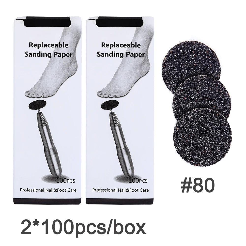 Replaceable Sandpaper Pedicure Discs for Smooth Feet - Smarsty