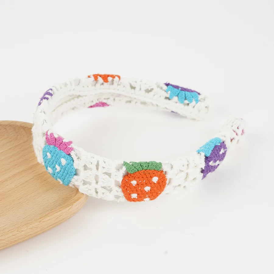 Knitted Headband Bohemian Handmade Summer Seaside Cotton - Smarsty