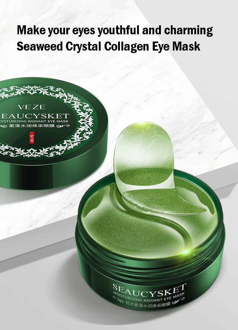 Seaweed Gold Collagen Eye Masks for Dark Circles and Puffiness - Smarsty