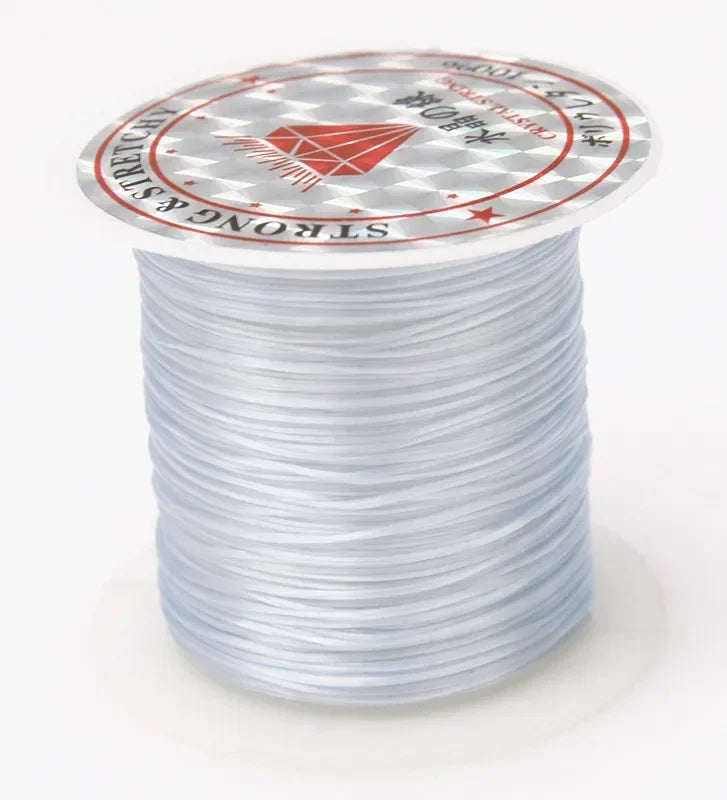 Strong Elastic Beading Cord 1mm 10m Durable Stretch - Smarsty