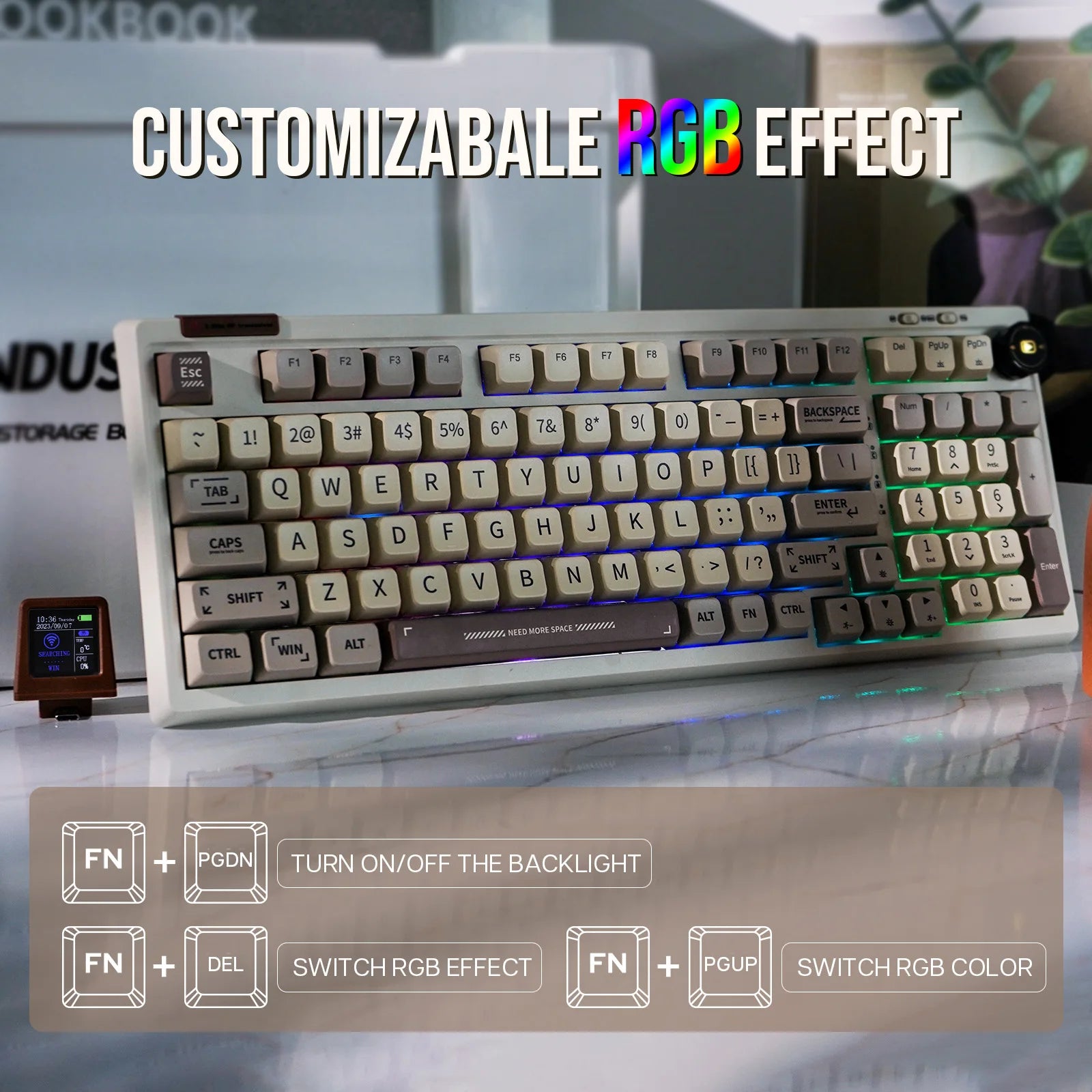 97 Key 95 Percent Mechanical Keyboard With Bluetooth