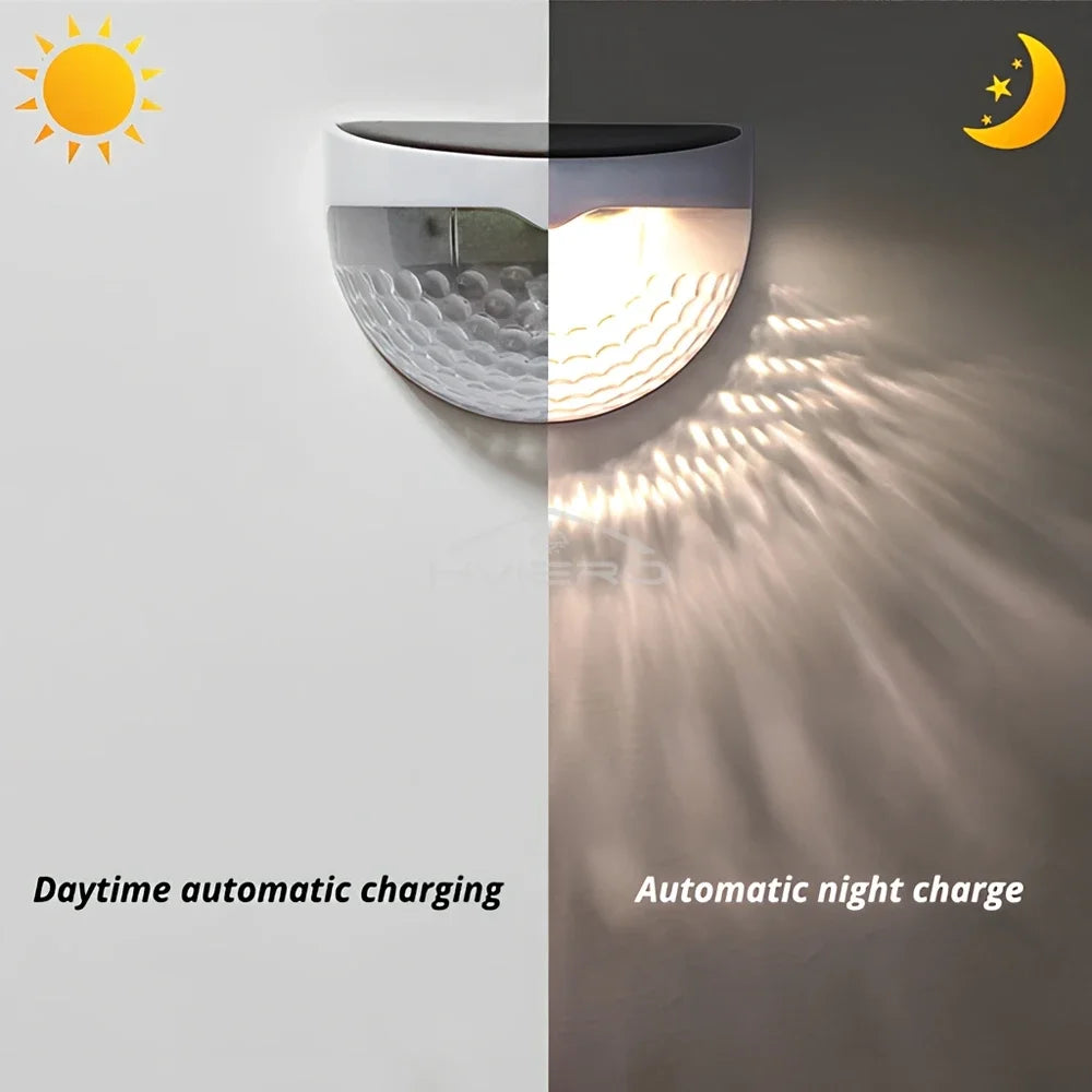 LED Solar Waterproof Fence Lamp for Garden Pathway - Smarsty