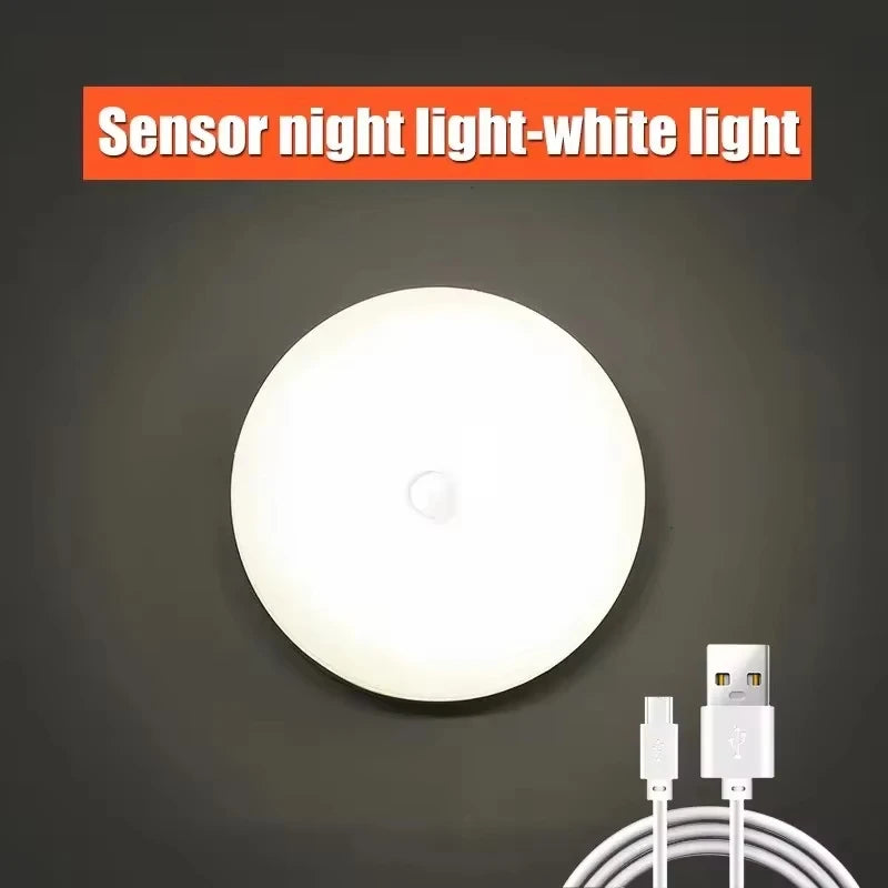 Motion Sensor LED Night Light USB Rechargeable for Cabinets - Smarsty