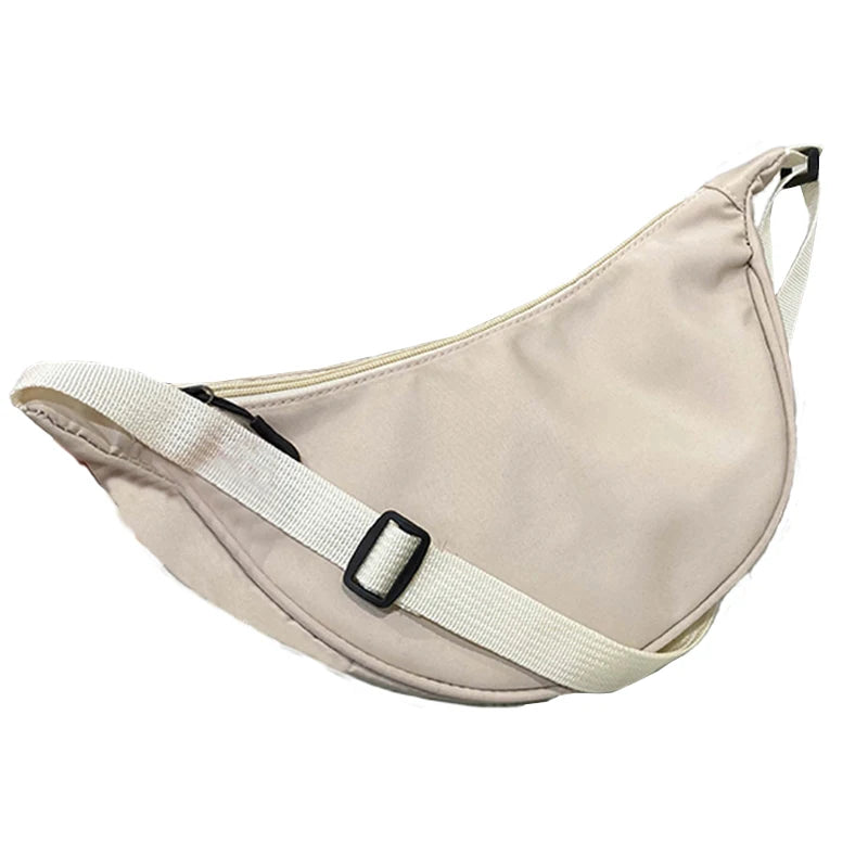 Dumpling Shaped Single Shoulder Bag Crossbody Style - Smarsty